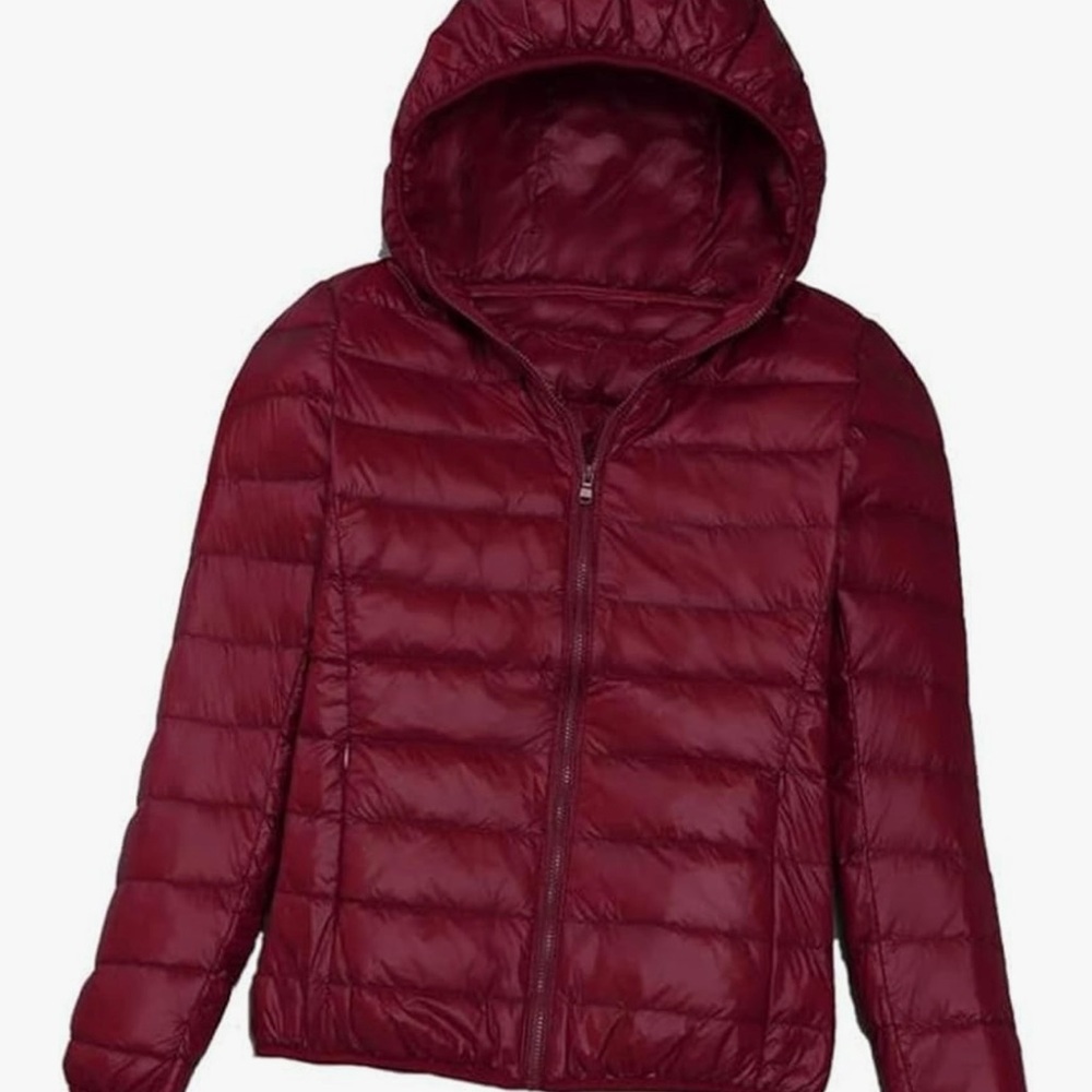 Szza youth size XXL hooded puffer jacket with two front zip pockets - Picture 12 of 12